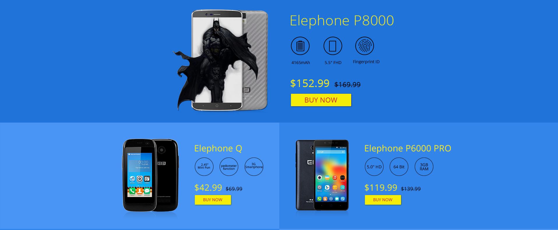 elephone brand sale