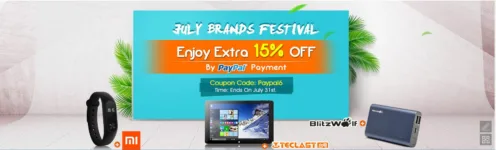 paypal sale blitzwolf teclast xiaomi bangood