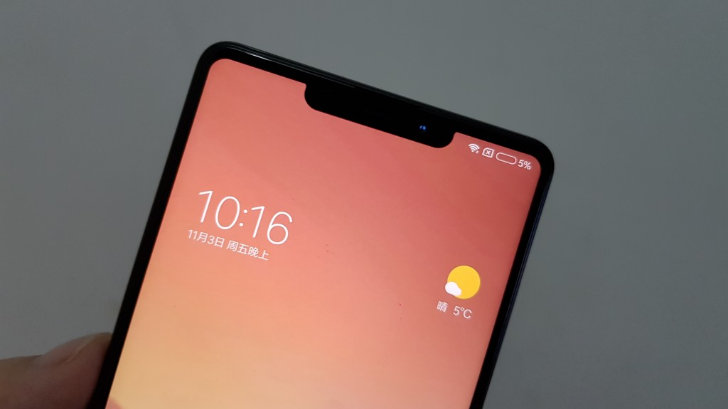 mi mix 2 notch