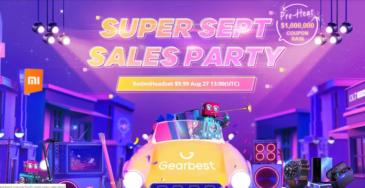 Super September Sales Party Gearbest