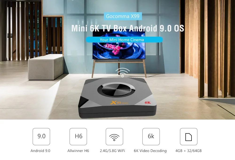 Gocomma x99 mini tv box