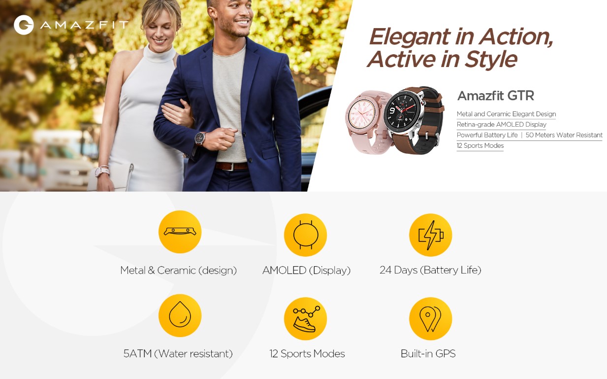 Amazfit cheap gtr banggood