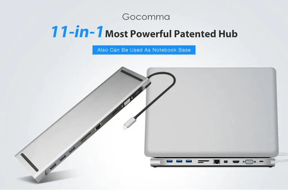 gocomma usb type-c hub-stand