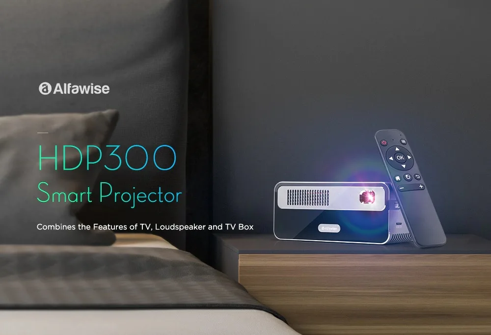 Alfawise HDP300 DLP Mini Projector