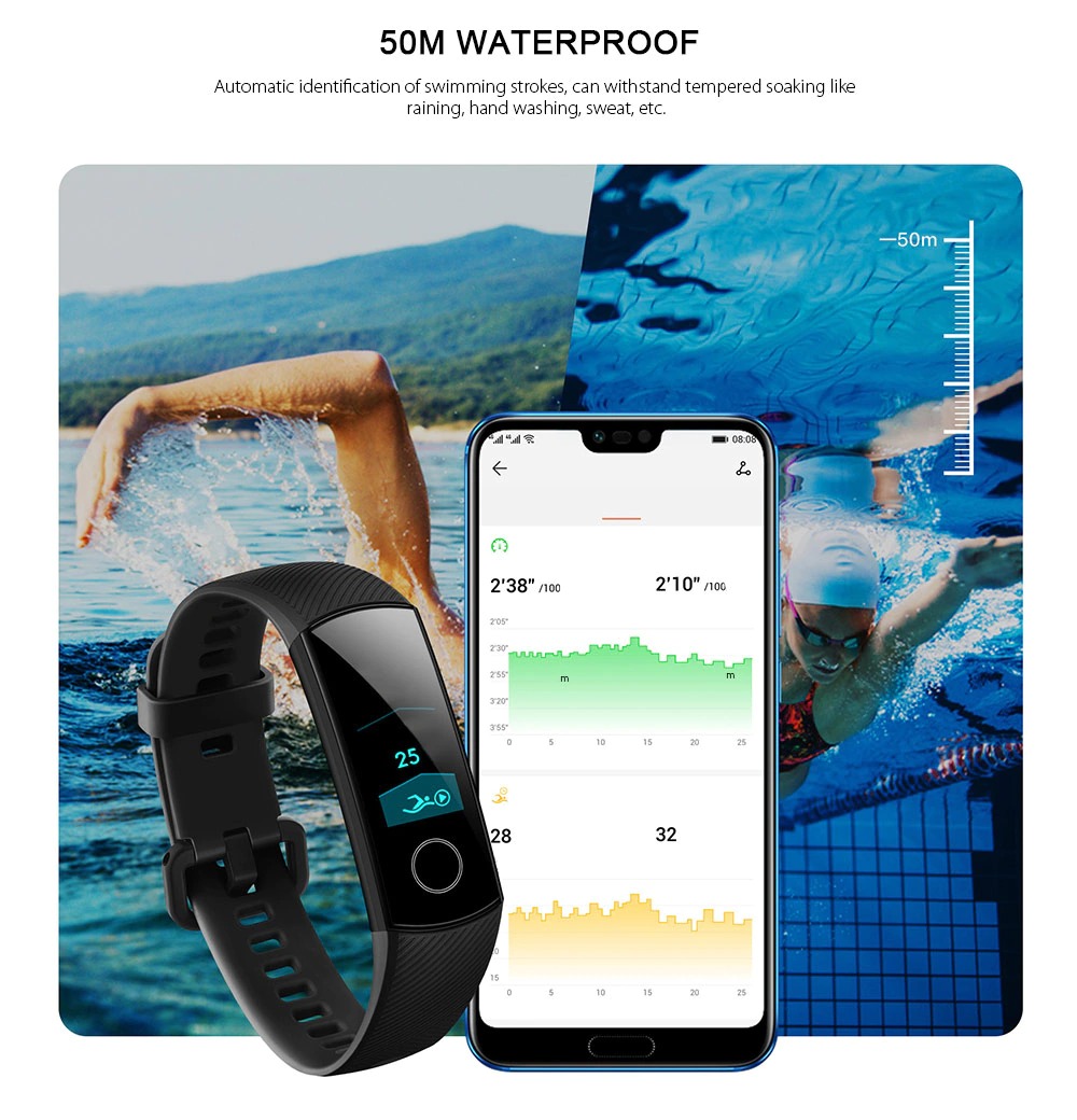 Honor band 4 fitness tracker sales