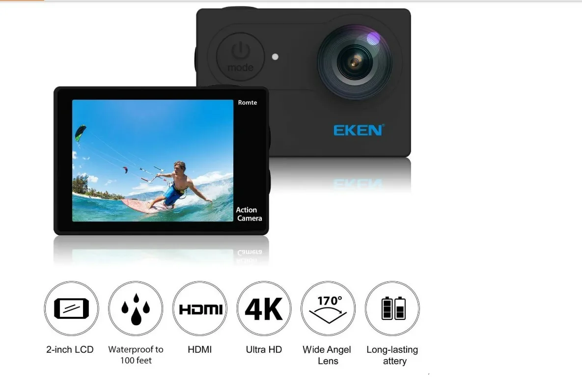 eken H9s action camera