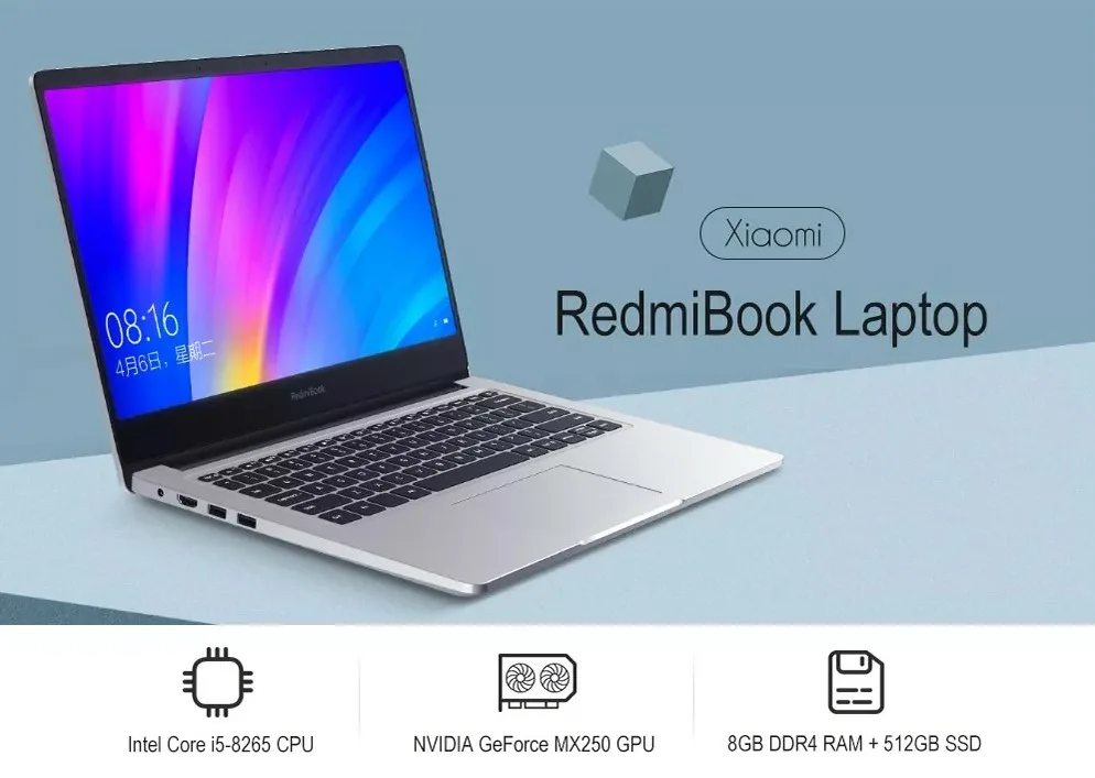 xiaomi redmibook 14-inch i5 8gb ram 512gbssd