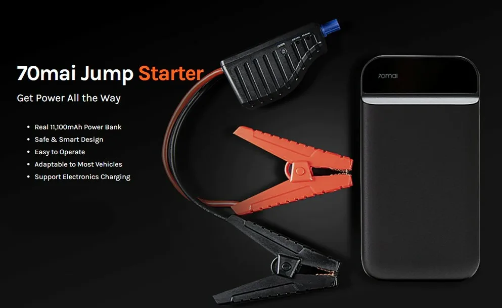 70mai 11100mAh Power Bank jump Starter