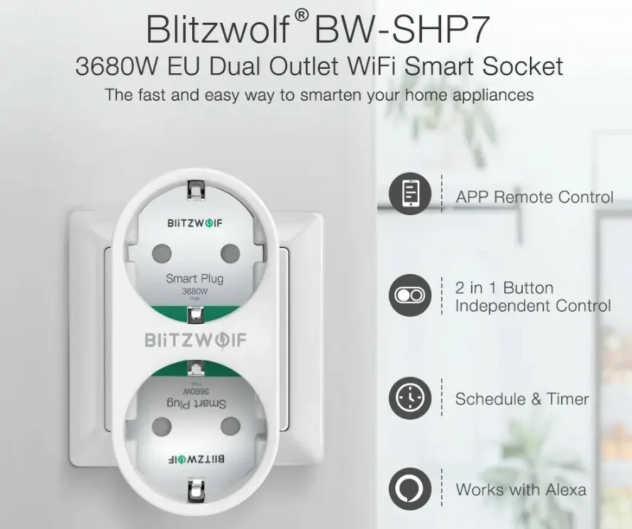 Blitzwolf BW-SHP7 Smart plug