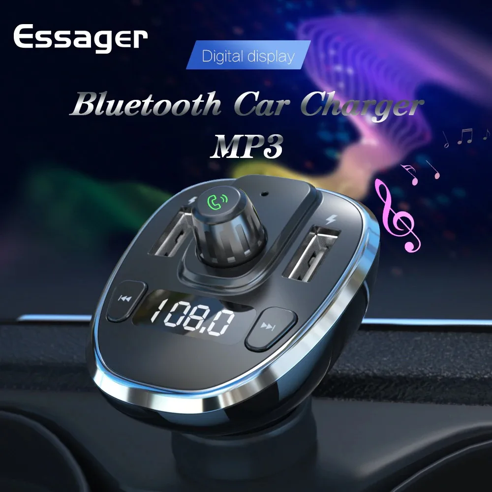 Charger FM Transmitter BT Car kit Essager