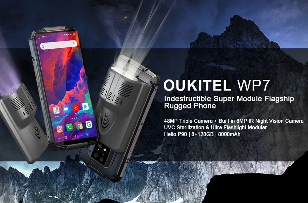 oukitel WP7 Rugged smartphone
