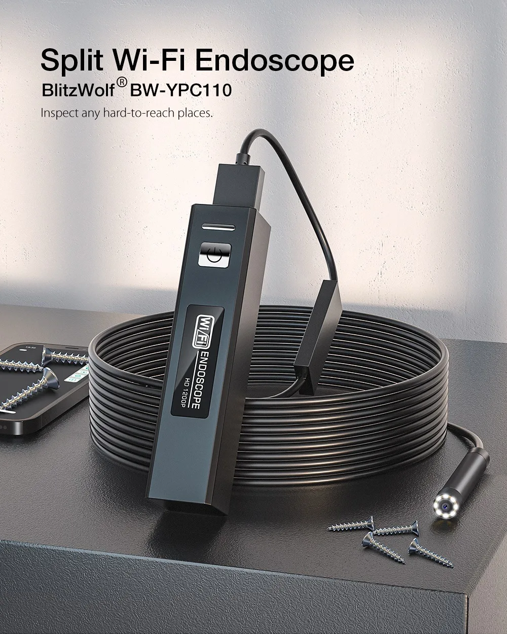 BlitzWolf BW-YPC110 Wireless Endoscope