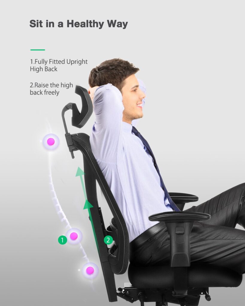 BlitzWolf® BW-HOC5 Ergonomic Design Office Chair 2