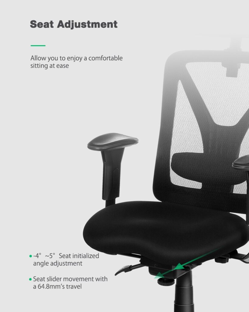 BlitzWolf® BW-HOC5 Ergonomic Design Office Chair 4