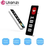 Ulanzi TC001 Smart Pixel Clock Youtube Followers Simultaneous Pixelated Message Display