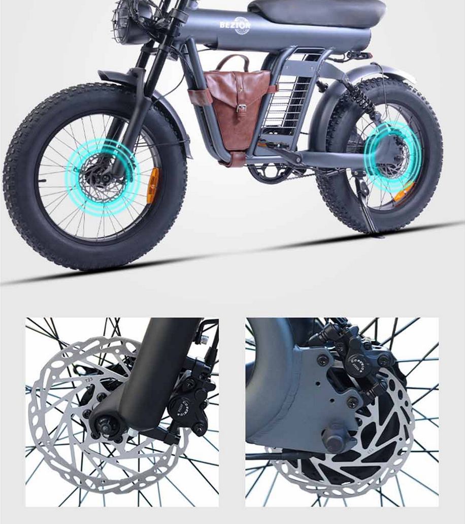 BEZIOR XF006 Electric Bike 48V 23.2AH 1200W 4
