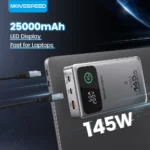 MOVESPEED M25 145W 92.5Wh 25000mAh Digital Display Power Bank 3