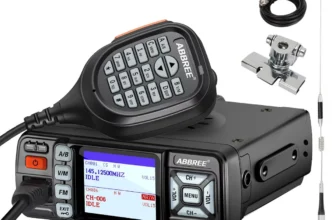 ABBREE AR-318 Walkie Talkie Mini Mobile Radio 25W U/V Band