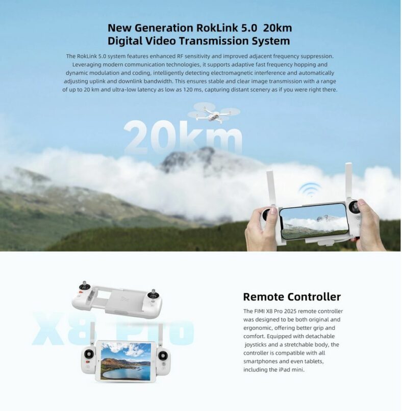 [#Ιστορικό_Χαμηλό] FIMI X8 PRO 2025: 4K κάμερα, 47 λεπτά πτήσης και ...