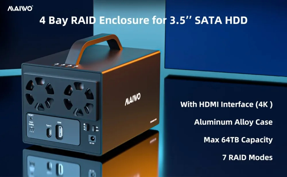 MAIWO K35274D ports and cooling