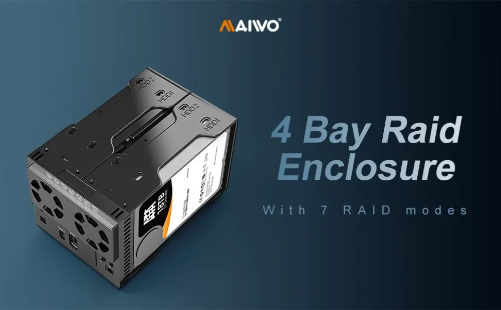MAIWO K35274D 4-bay enclosure