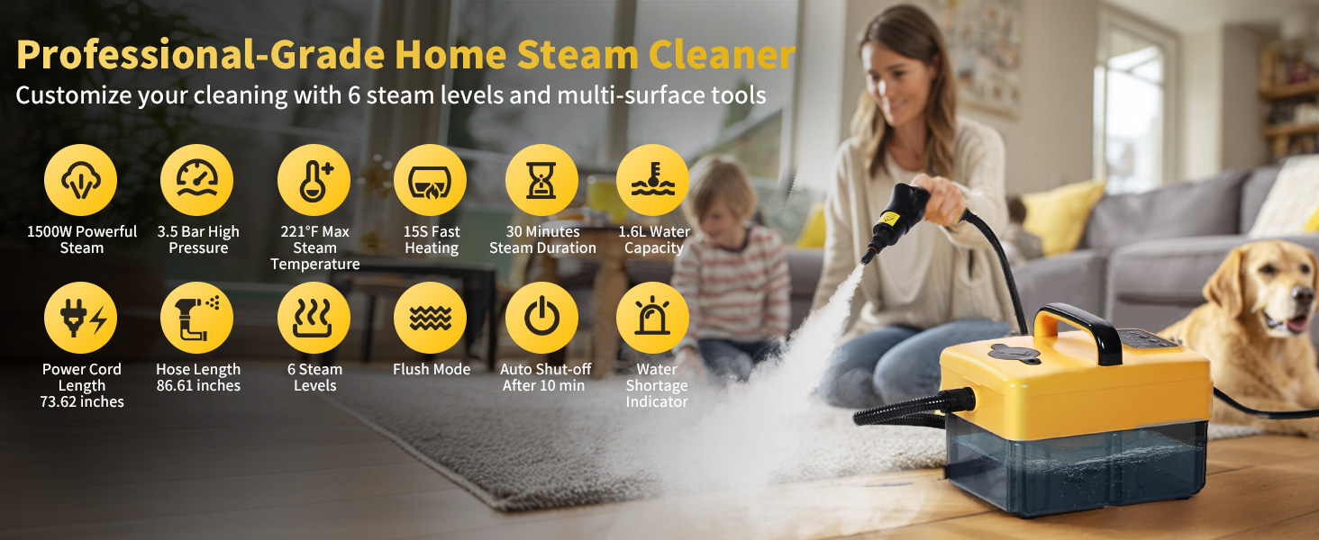 Yuriko steam cleaner usage