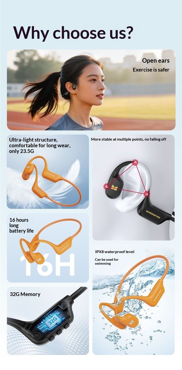 Monster MH22282 swimming headphones