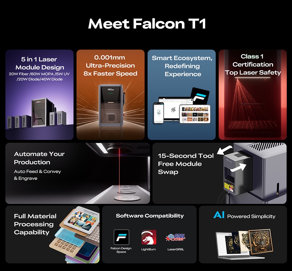 Creality Falcon T1 laser engraver