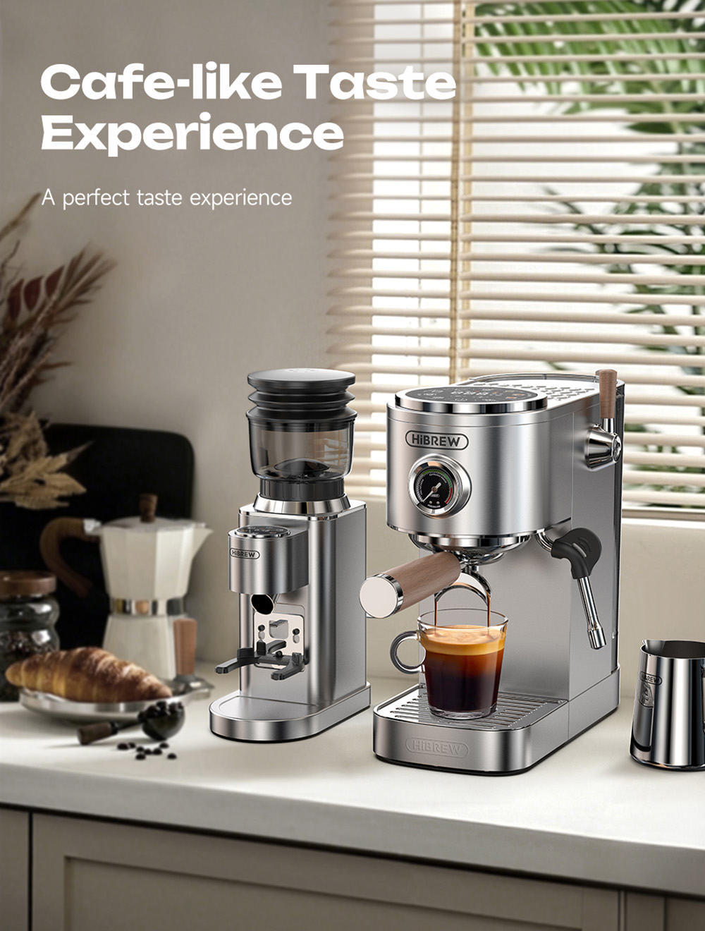 HiBREW H13 milk frothing