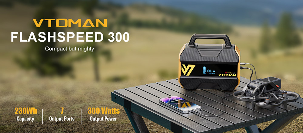 VTOMAN FlashSpeed 300 portable power station