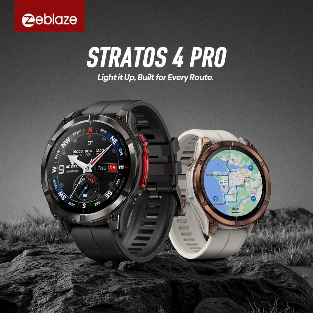 Zeblaze Stratos 4 Pro features and maps