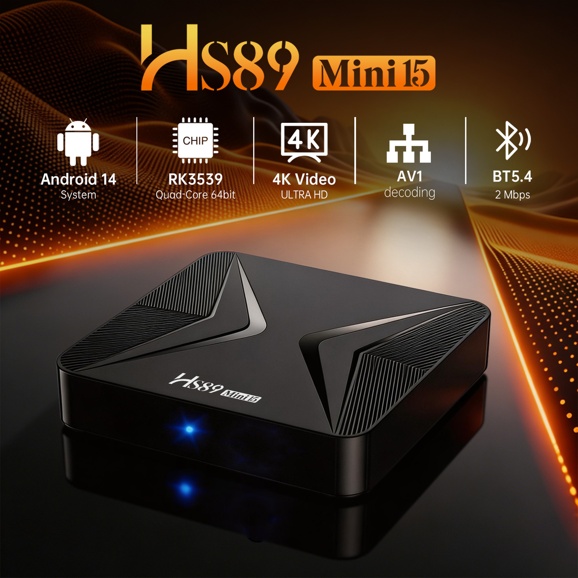 HS89 Mini 15 interface and apps