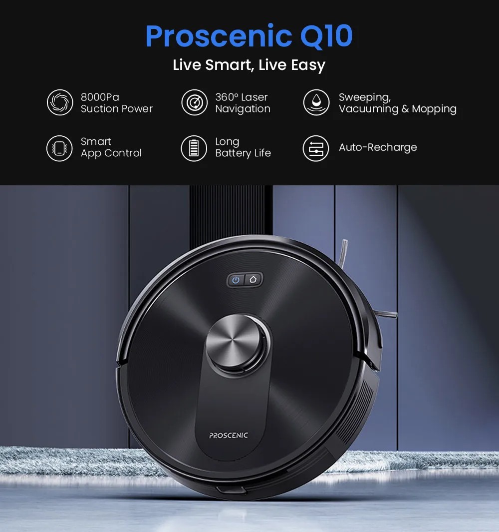 proscenic q10 suction power
