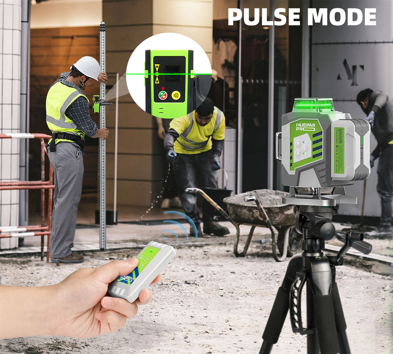 Huepar ZK04CG laser features
