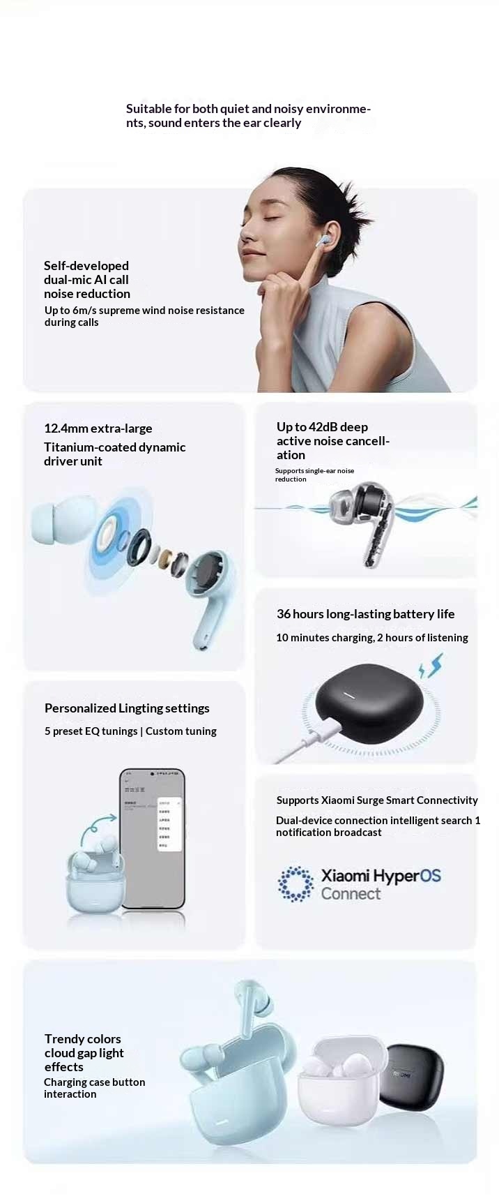 REDMI Buds 8 Lite design
