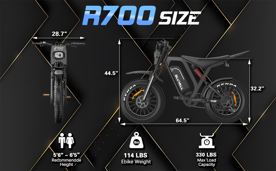 Bluvall R700 motor details