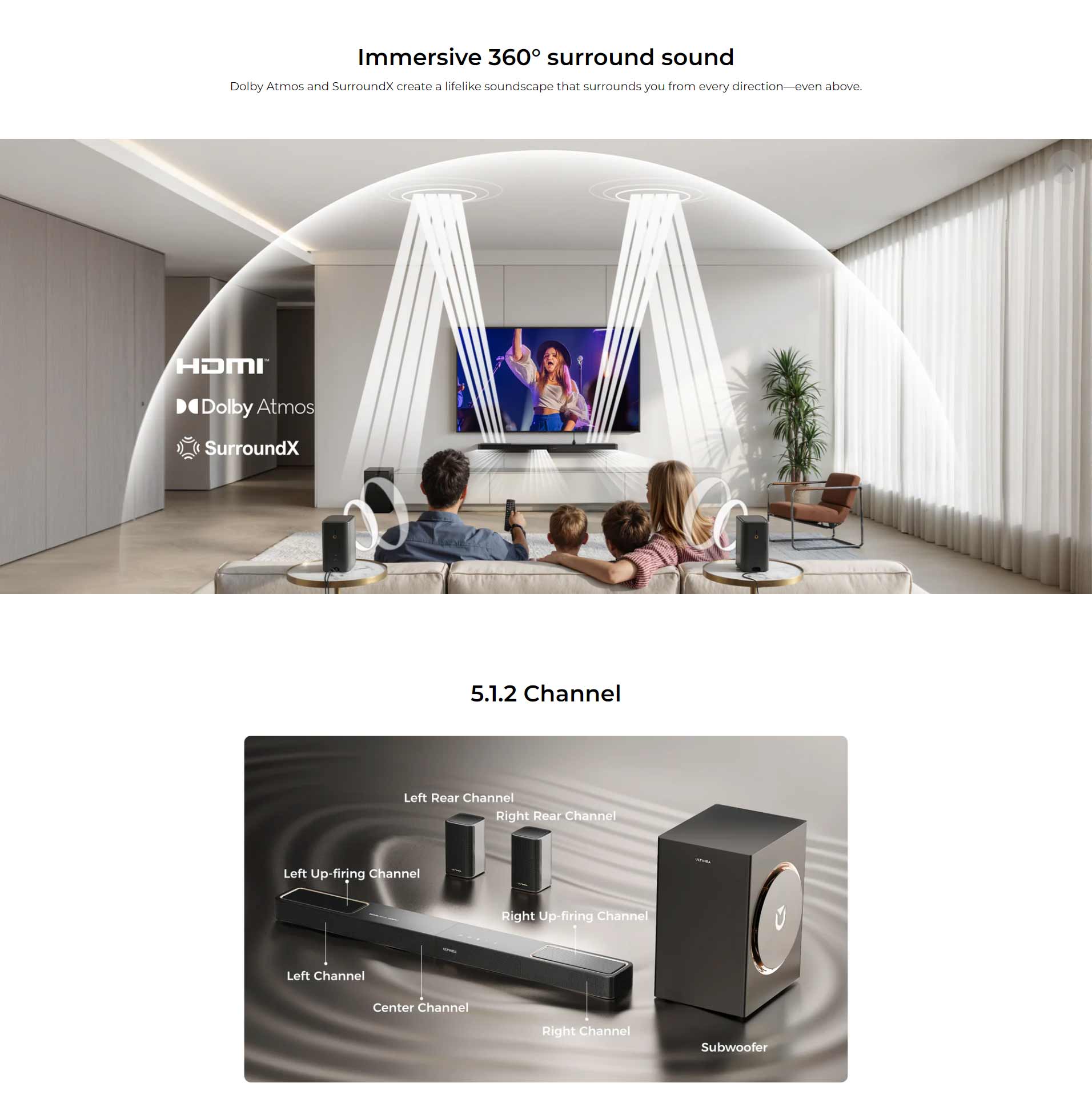 Ultimea Skywave F40 Boom setup