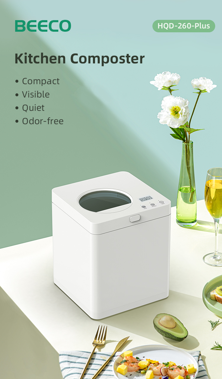 BEECO HQD-260-Plus kitchen composter process