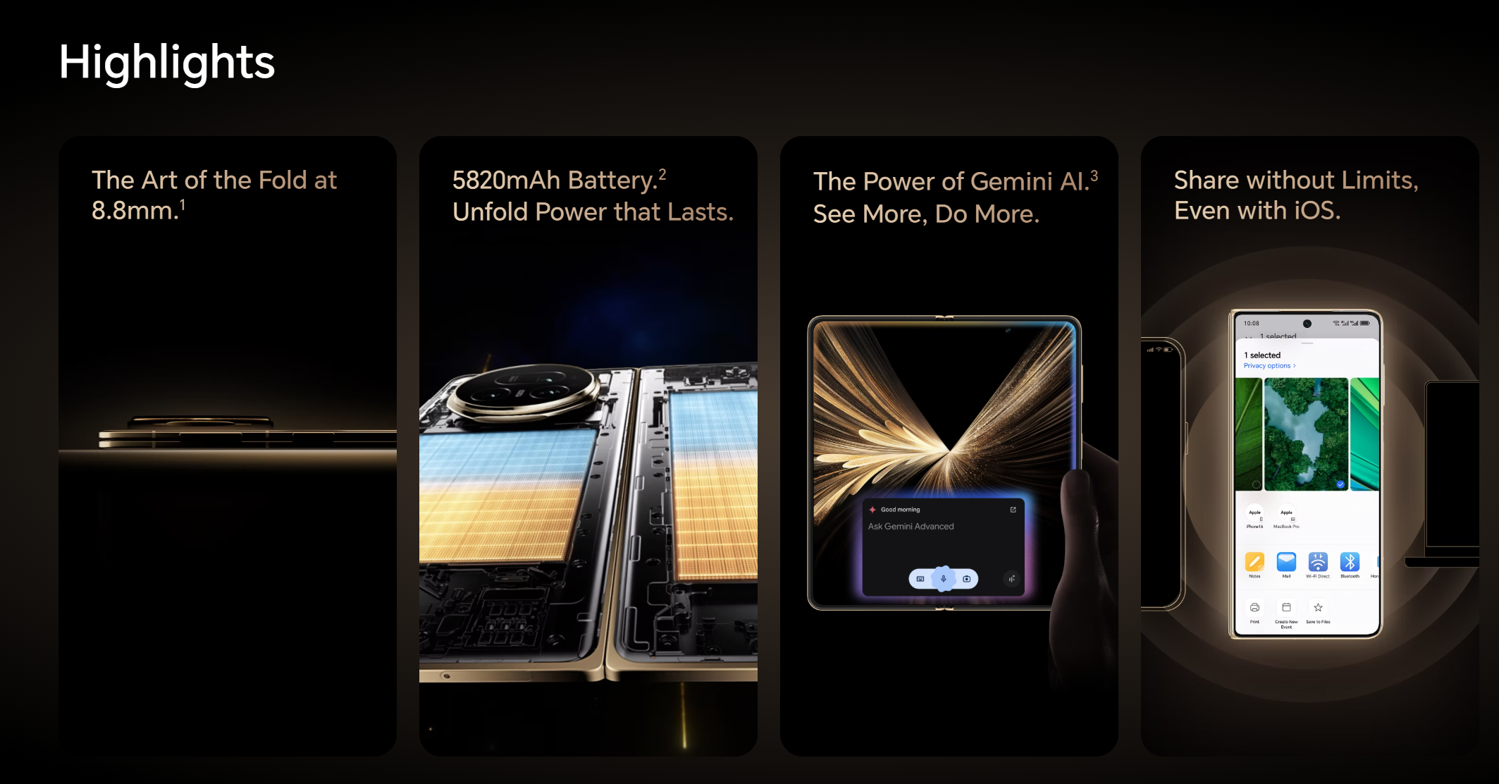 Honor Magic V5 display