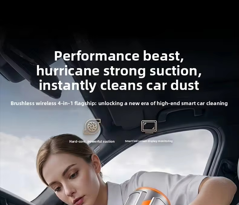 portable wireless vacuum cleaner blowing and suction