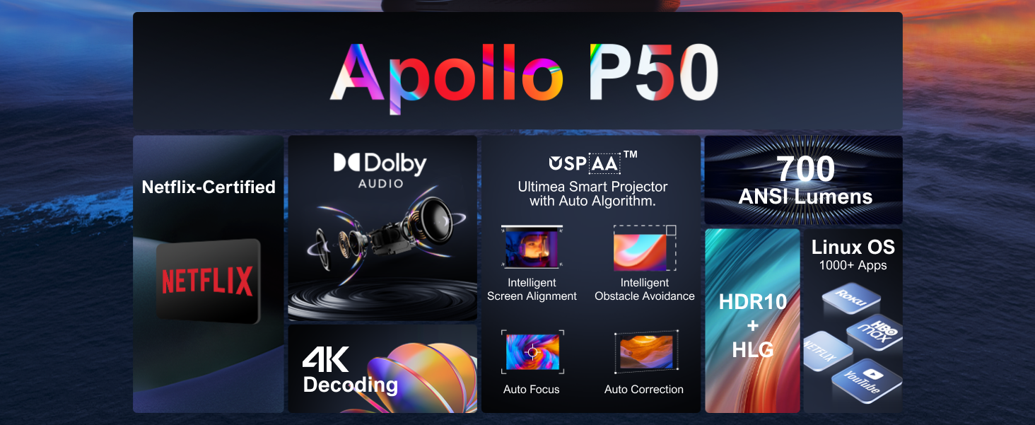 Ultimea Apollo P50 features