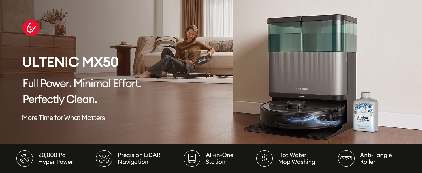 Ultenic MX5O robot vacuum