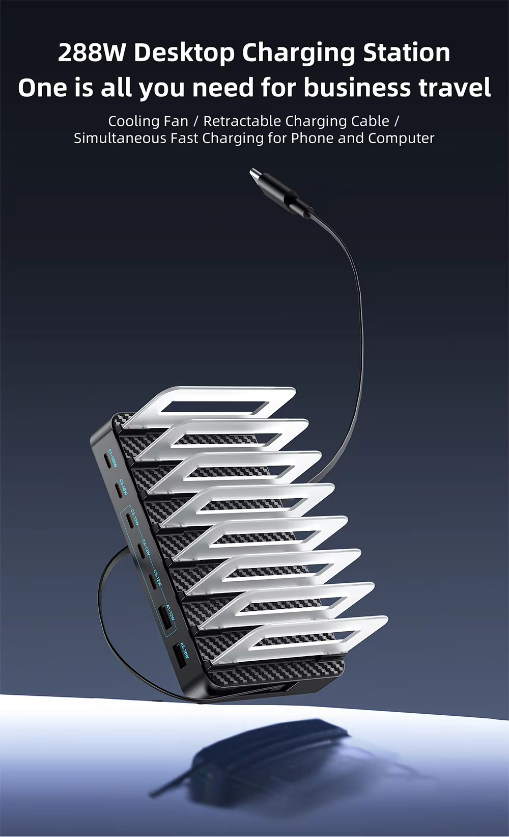 Bakeey WLX-60H 288W charger