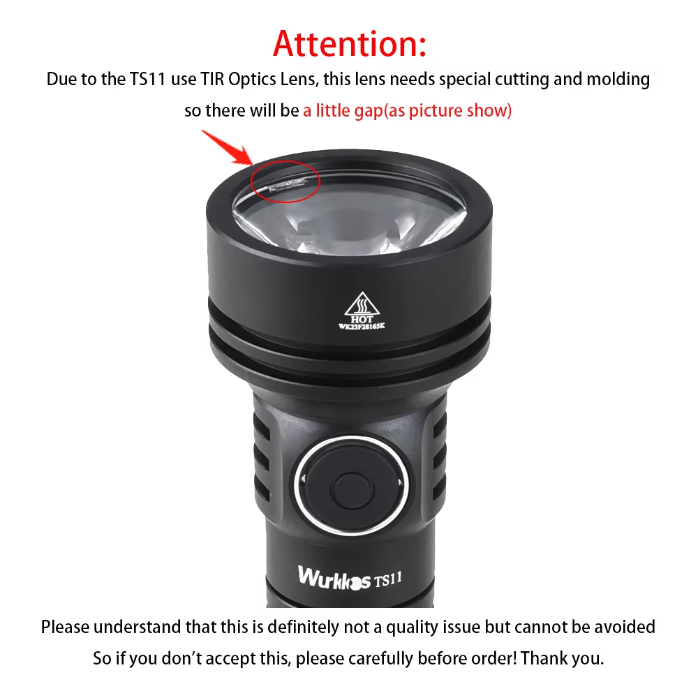 Wurkkos TS11 flashlight performance