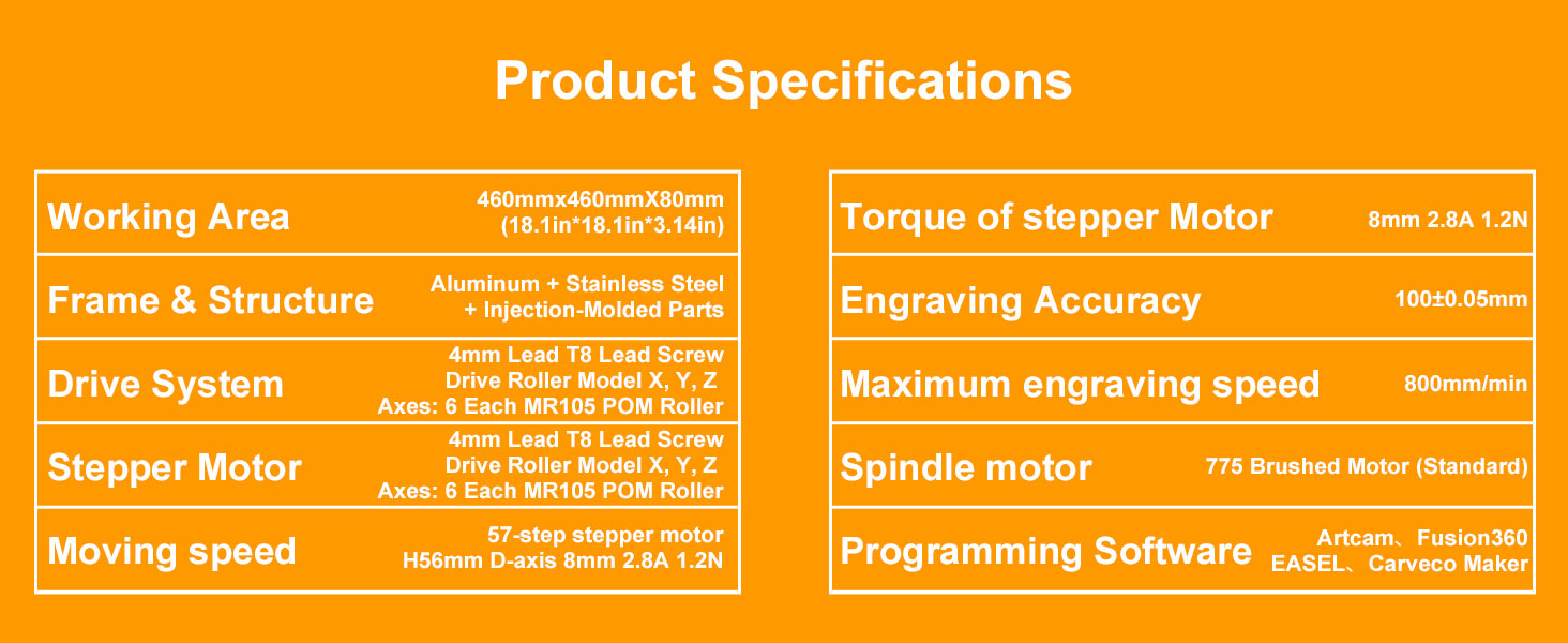 TTC450 Pro Engraving Details