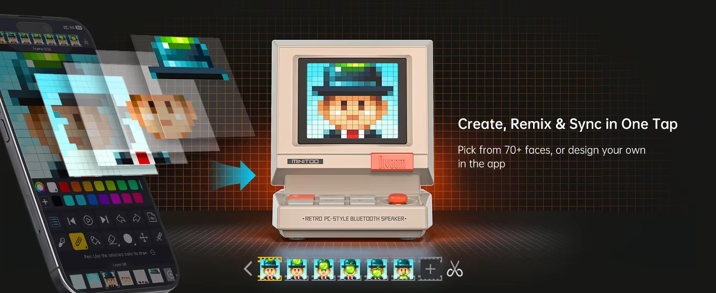 Divoom MiniToo pixel display