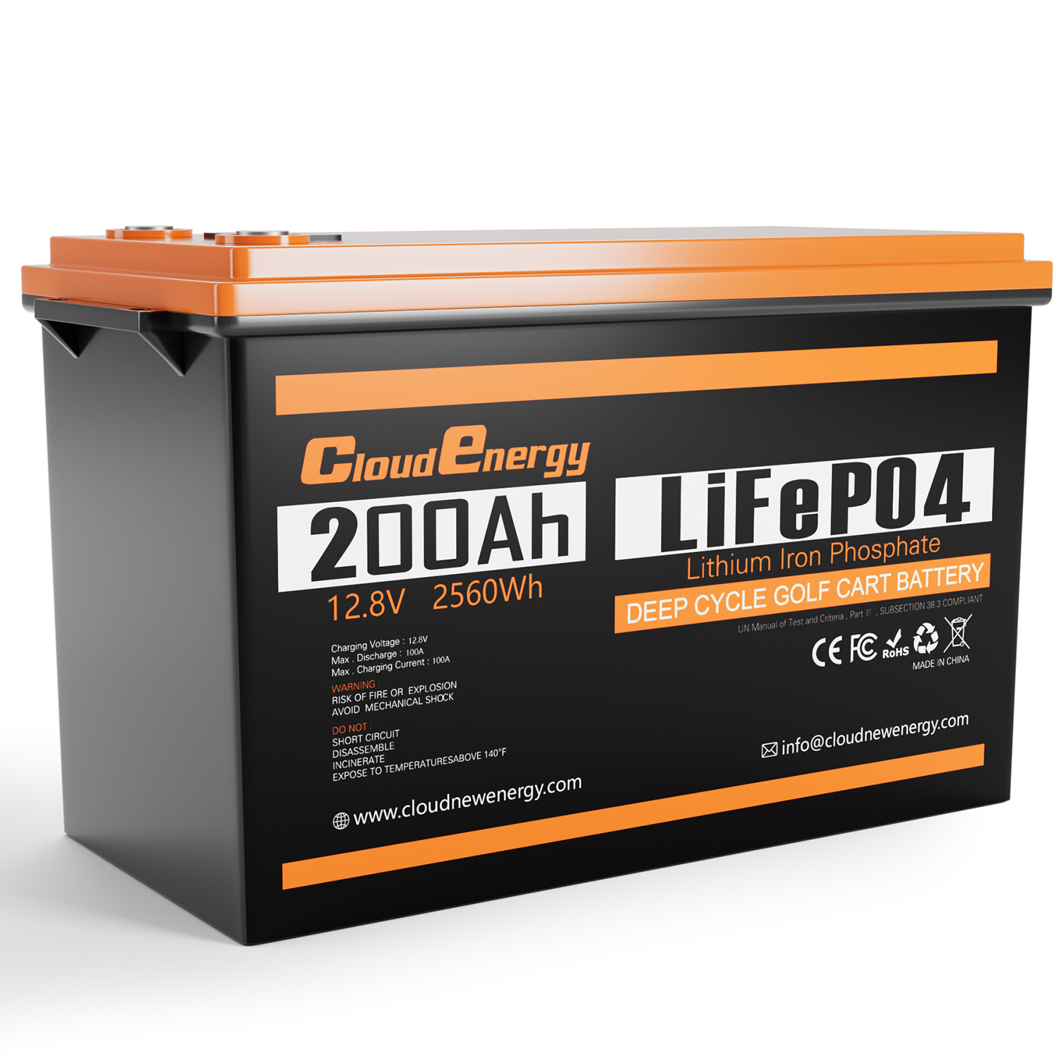 Cloudenergy LiFePO4 battery internals