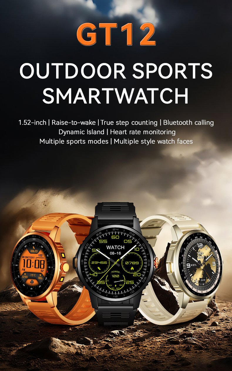 GT12 Smartwatch health features