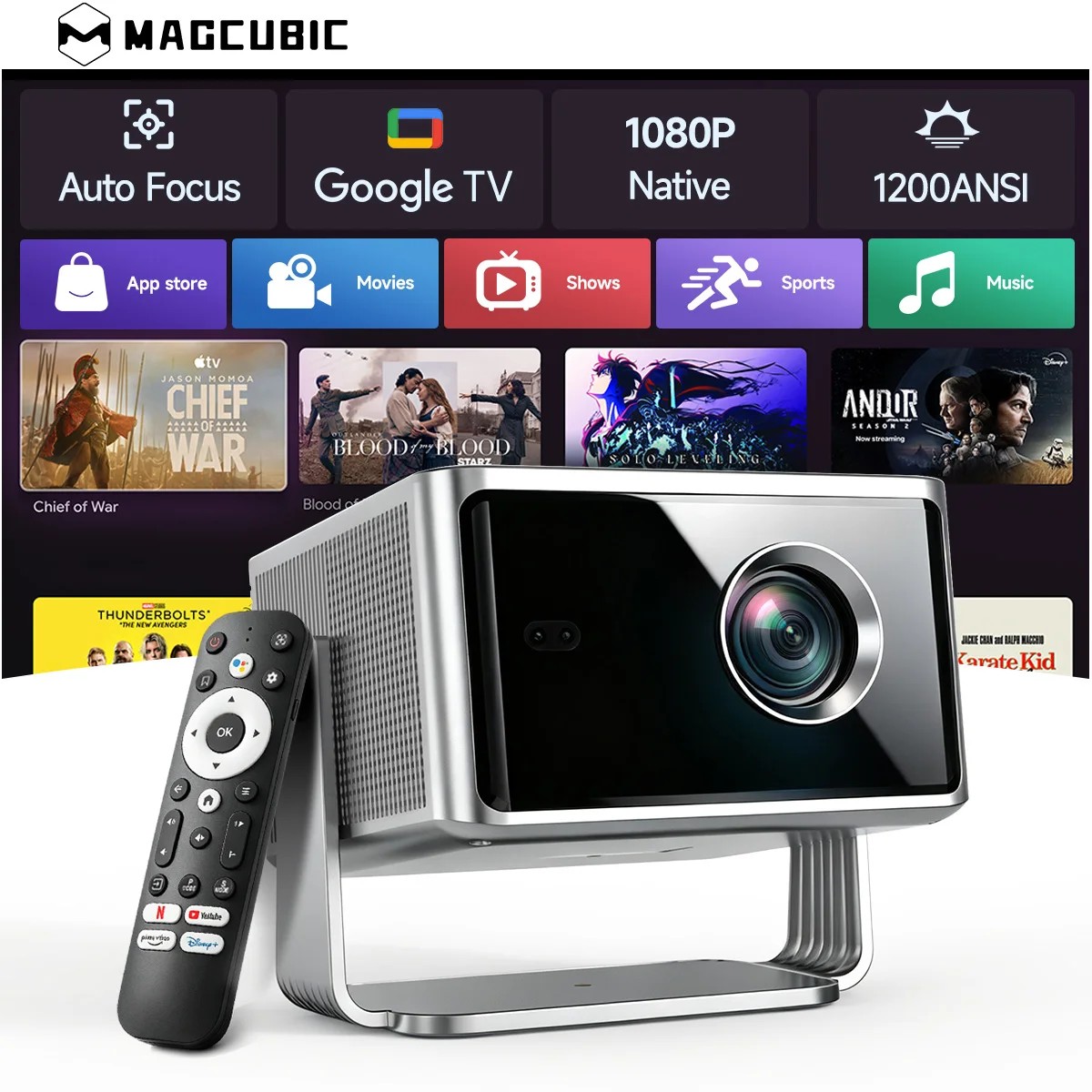 MAGCUBIC M800 Pro GT projector features