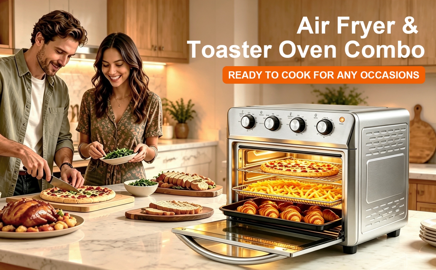 Novulife 1600W Air Fryer Oven